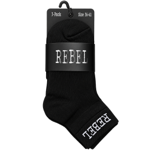 Rebel 3-Pack L�besok. Sort 
