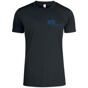 S�S Tr�nings T-shirt Sort 26/27