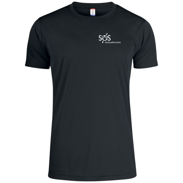 SS Trnings T-shirt Sort