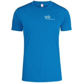 S�S Tr�nings T-shirt Bl�