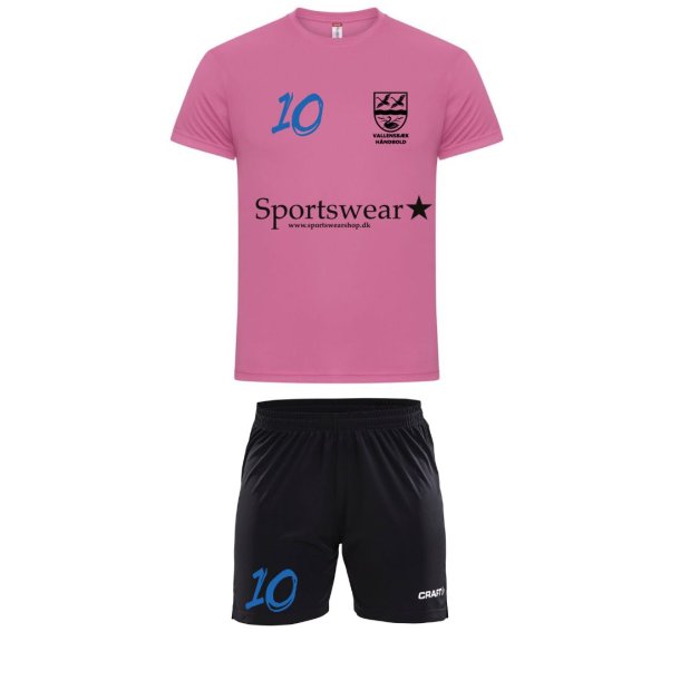 VH Trningsst Pink Dameshorts