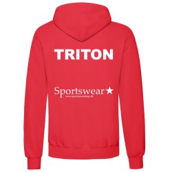Triton Ballerup Hoodie R�d Dame