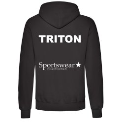 Triton Hoodie Sort Dame