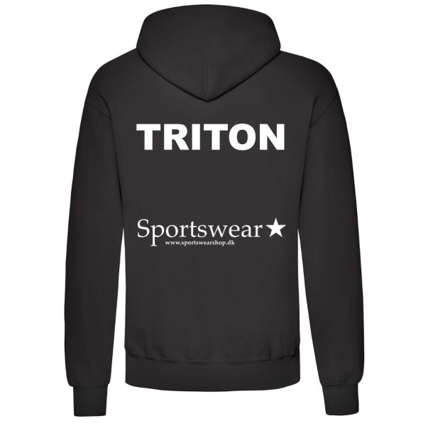 Triton Hoodie Sort Dame