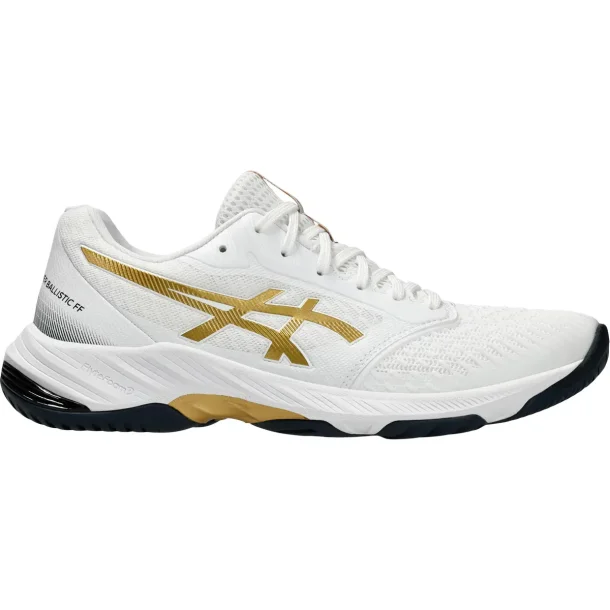 Asics Netburner Ballistic FF 3  White / Pure Gold