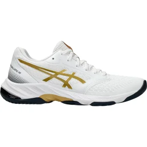 Asics Netburner Ballistic FF 3 W White / Pure Gold Dame
