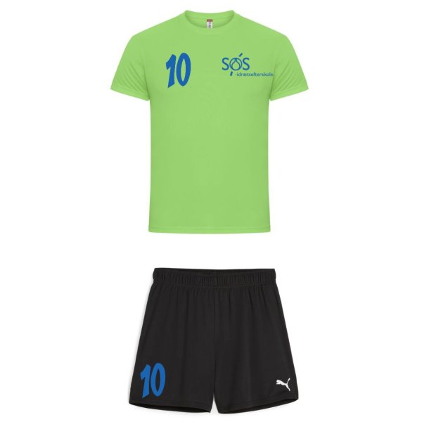 S�S Tr�ningss�t Gr�n Dameshorts