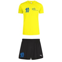 S�S Tr�ningss�t Gul Dameshorts 26/27
