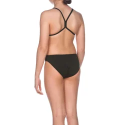 Arena Solid Lightech badedragt Junior Sort