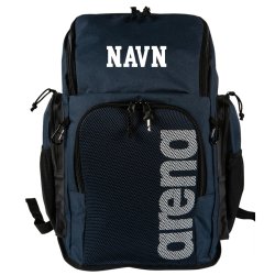 Arena Team Backpack 45 Navy inkl navn