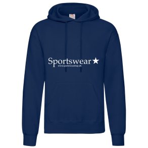 Hoodie Navy inkl navn