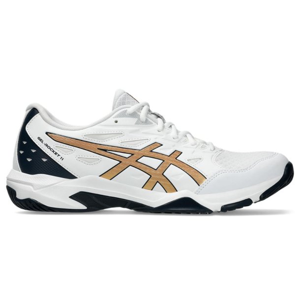 Asics Gel Rocket 11 White/ Pure Gold