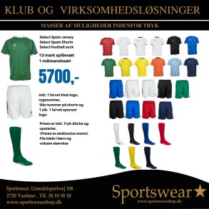 Select Spain Fodbold Holdst