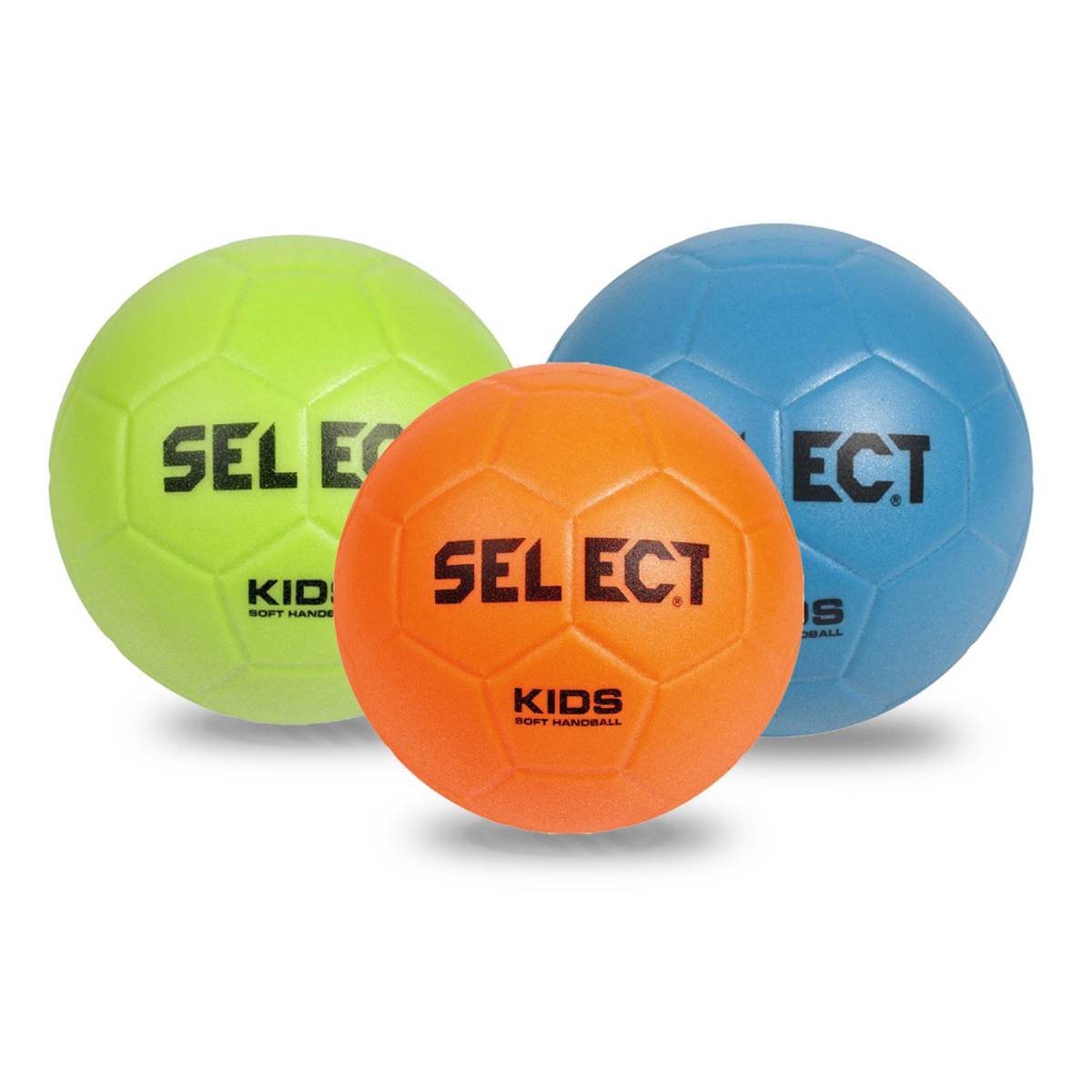 Select Kids Soft Handball – Easy To Grab & Throw, Soft & Safe For Children, Blue/Orange