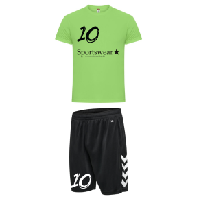 Trningsst Inkl Navn og nummer Grn