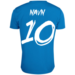 Trningsst Inkl. Navn og Nummer Bl Dameshorts