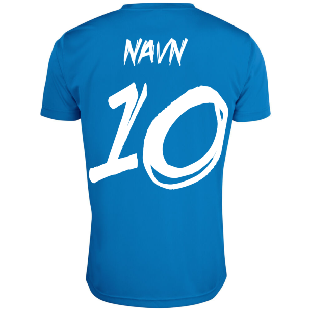 Trningsst Inkl. Navn og Nummer Bl Dameshorts