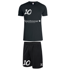 Tr�ningss�t Inkl. Navn og Nummer Sort