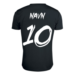 Trningsst Inkl. Navn og Nummer Sort