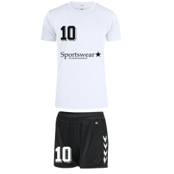 Trningsst Inkl. Navn Og nummer Dameshorts