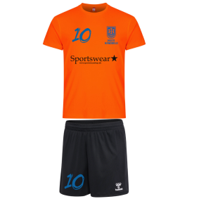 Holte H�ndbold Tr�ningss�t Orange Dameshorts