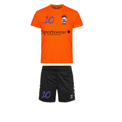 Ydun Tr�ningss�t orange Dameshorts