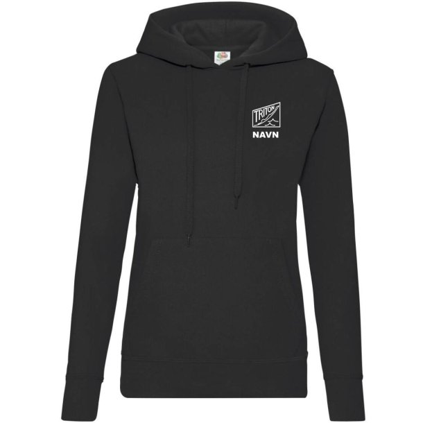 Triton Hoodie Sort Dame