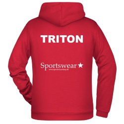 Triton Ballerup Hoodie Rd Dame