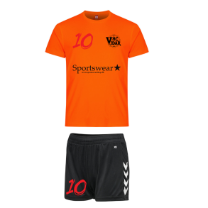 Vidar Trningsst Orange Dameshorts