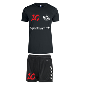 Vidar trningsst Sort Dameshorts