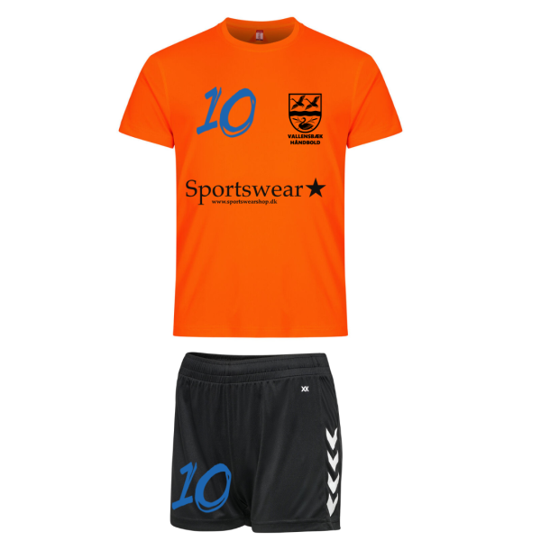VH Trningsst Orange Dameshorts
