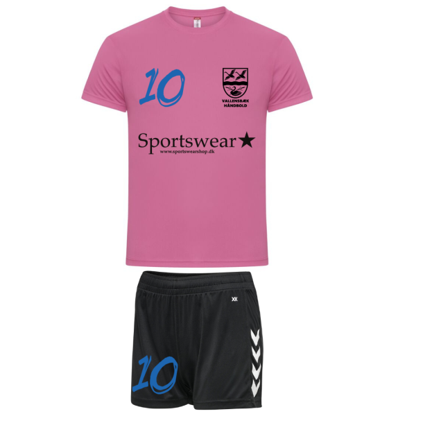 VH Trningsst Pink Dameshorts