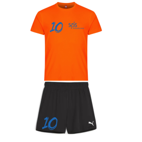 S�s Tr�ningss�t Orange Dameshorts