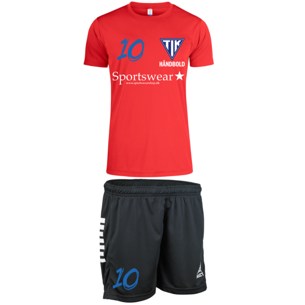 TIK Trningsst Rd Dameshorts