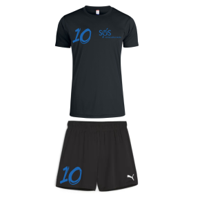 S�s Tr�ningss�t Sort Dameshorts