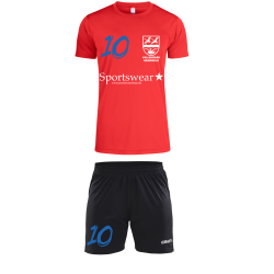 VH Trningsst Rd Dameshorts