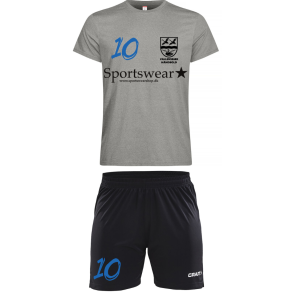 VH Tr�ningss�t Gr� Dameshorts