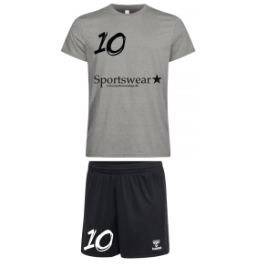 Trningsst Inkl. Navn og Nummer Gr Dameshorts