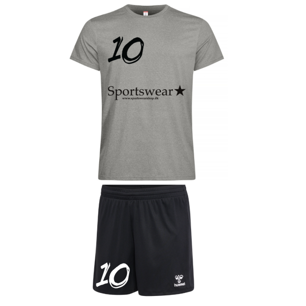 Trningsst Inkl. Navn og Nummer Gr Dameshorts