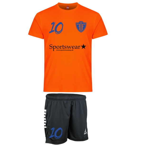 FIF Trningsst Orange Dameshorts