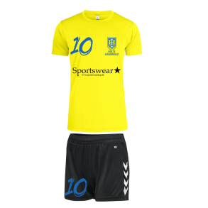 Holte Hndbold Trningsst Neon Gul Dameshorts