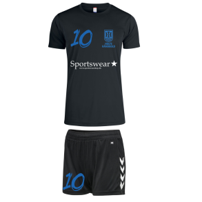 Holte Hndbold Trningsst Sort Dameshorts