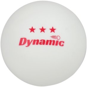 Dynamic 3 stjernet bordtennis bold 3-Pack