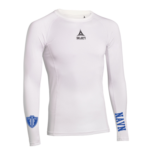 FIF Baselayer Inkl. Navn Hvid