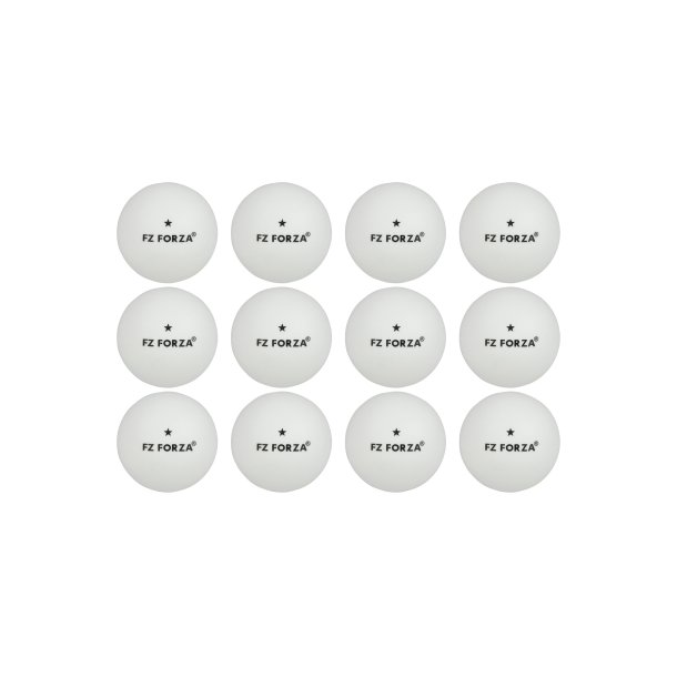 FZ Forza 1 stjernet bordtennis bold 12-Pack