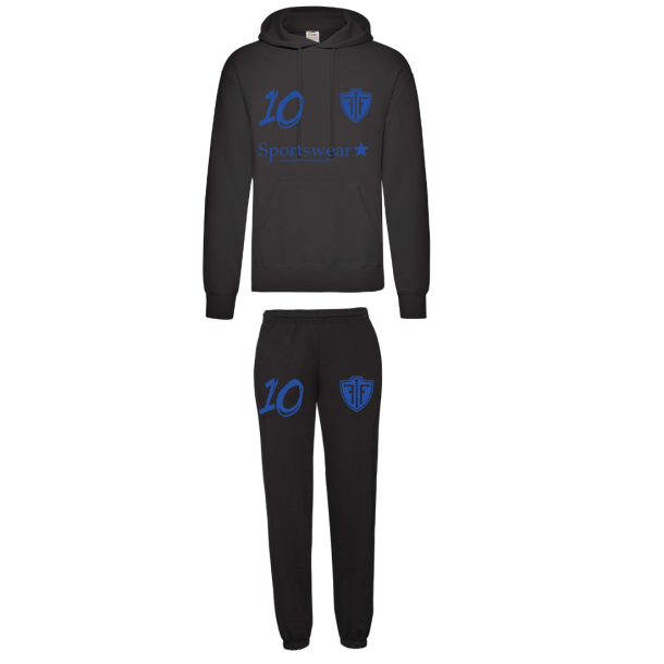 FIF Hndbold Joggingdragt Sort