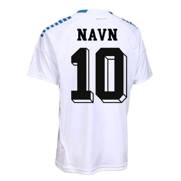 Select Spilles�t Hvid inkl navn og nummer