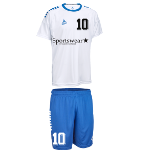 Select Spilles�t Hvid inkl navn og nummer