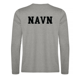 Langrmet opvarmningstrje gr INKL. Navn og nummer